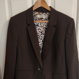 Tahari Classic Brown Blazer